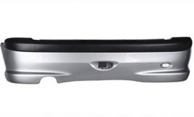 مجموعه سپر عقب پژو 206 نقرهای متالیک | مهرخواه