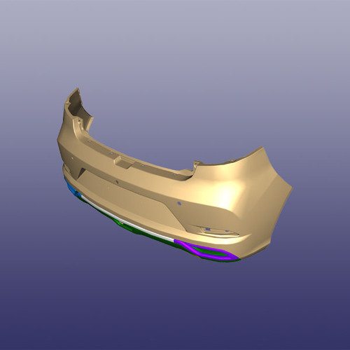 پوسته سپر عقب MVM 315 اصلی (با ضمانت) (کد فنی کالا 602000648AADQJ)